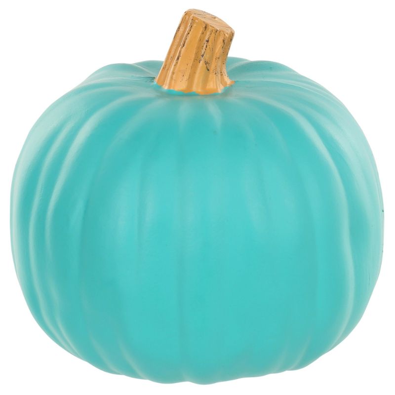Photo 1 of 2 Hyde and EEK Medium Teal Craftable Pumpkin 9"