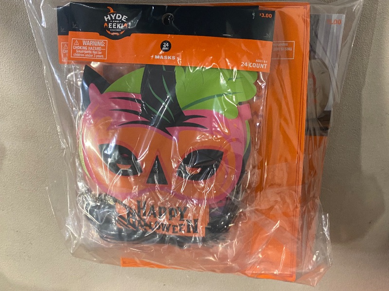 Photo 1 of 5 Halloween Bundle Masks and Pumpkin Carving Books 
