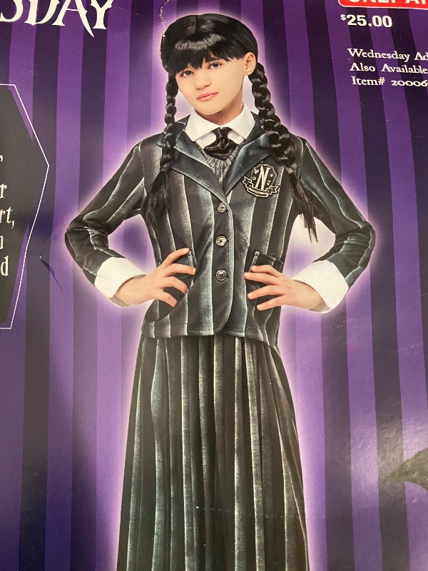 Photo 1 of Size (S) Wednesday Addams Halloween Costume Wig NOT Included 