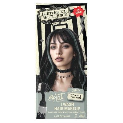 Photo 1 of Splat 1 Wash Gel Temporary Hair Color Silver