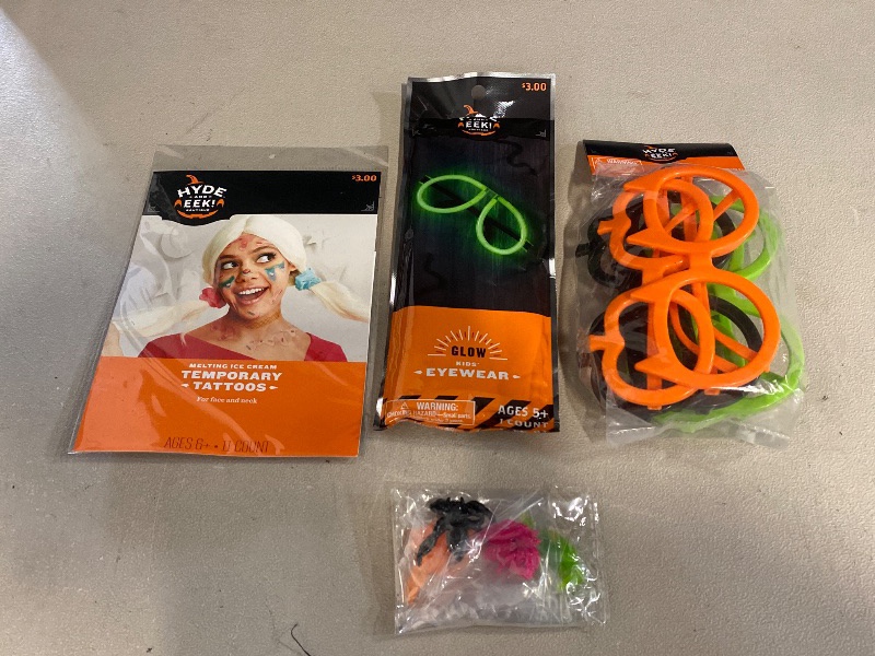 Photo 1 of 14 Miscellaneous Halloween Bundle Includes Decor, Accessories, Games and Party Supplies 