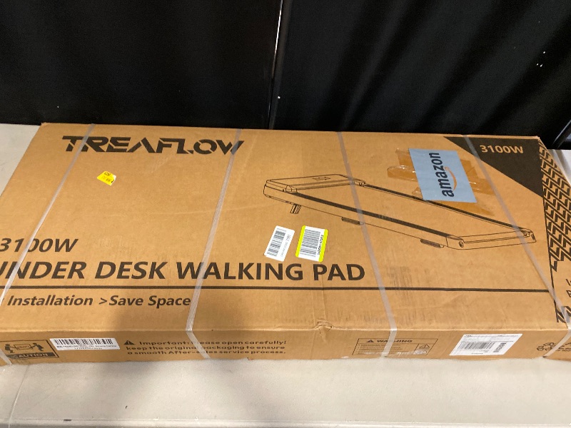 Photo 1 of Walking Pad,Treadmill with Incline for Home Office, 2.5HP Portable Under Desk Treadmill with 265 Lbs Capacity,Remote Control, Led Display