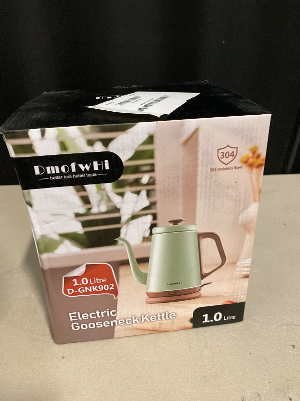 Photo 1 of Gooseneck Electric Kettle(1.0L), 100% Stainless Steel BPA Free Classic Pour Over Coffee Kettle | Tea Kettle - Green