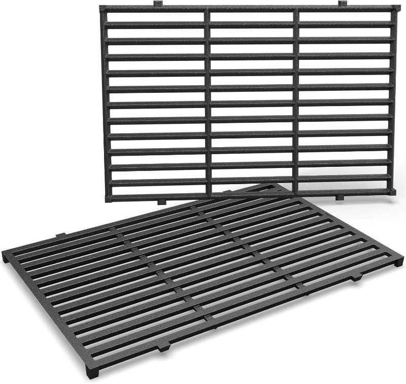 Photo 1 of 17.5" Grill Grates for Weber Spirit 300 and Spirit II 300 Series, Spirit E/S-310 E/S-320 E/S-330, Spirit 700, Genesis Silver/Gold B & C, Genesis 1000-3500, Cast Iron Part for Weber 7638 7639