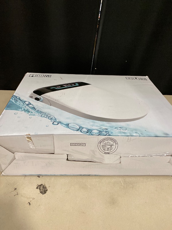 Photo 1 of Electric Smart Bidet Toilet Seat, Upgraded Heated Bidet with Adjustable Instant Warm Water and Warm Dryer, Remote Control, Night Light, Slow Close Lid (Elongated 2 (Remote Control))