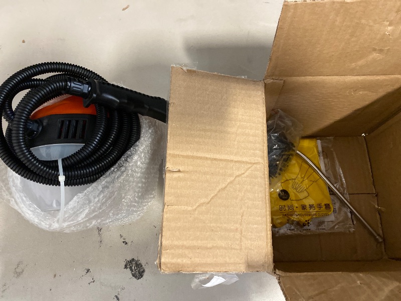 Photo 1 of 2500W Steam Cleaner for Home, High Pressure Handheld Steam Cleaner with 10FT Cords and 6-gears Adjustable, Portable Steamer for Cleaning Car Upholstery Tile Grout Home