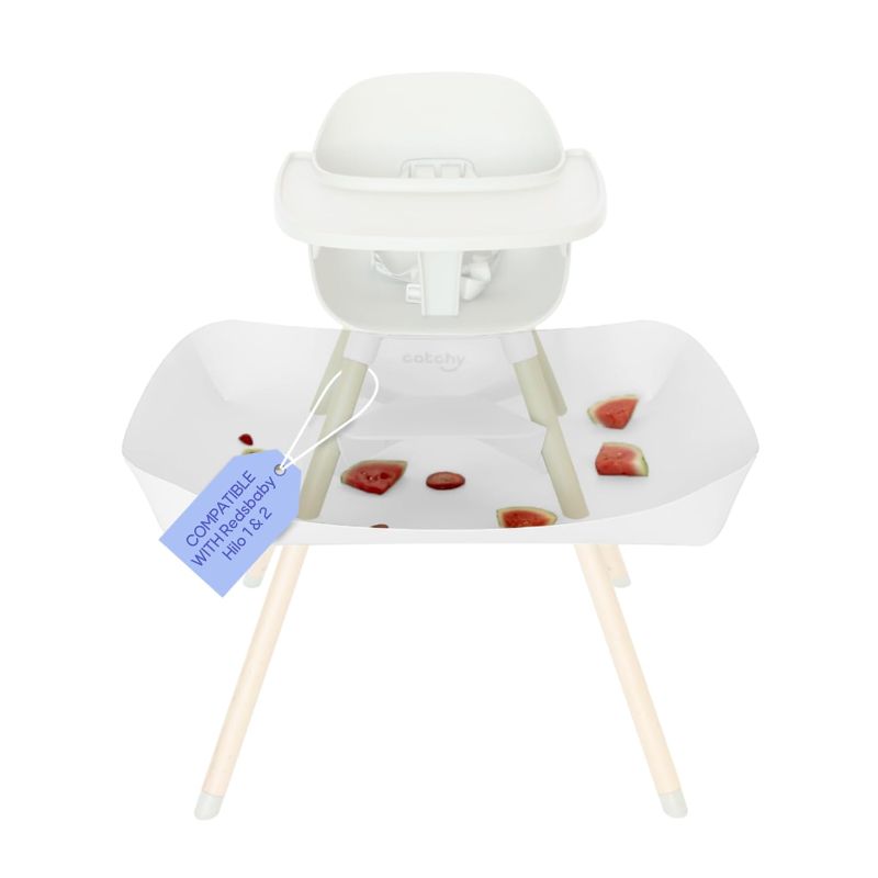 Photo 1 of CATCHY - Food Catcher - Compatible with Lalo The Chair High Chair + 11 Other High Chairs - Highchair Sold Separately - Baby & Toddler Food & Mess Catcher - Under High Chair Accessory