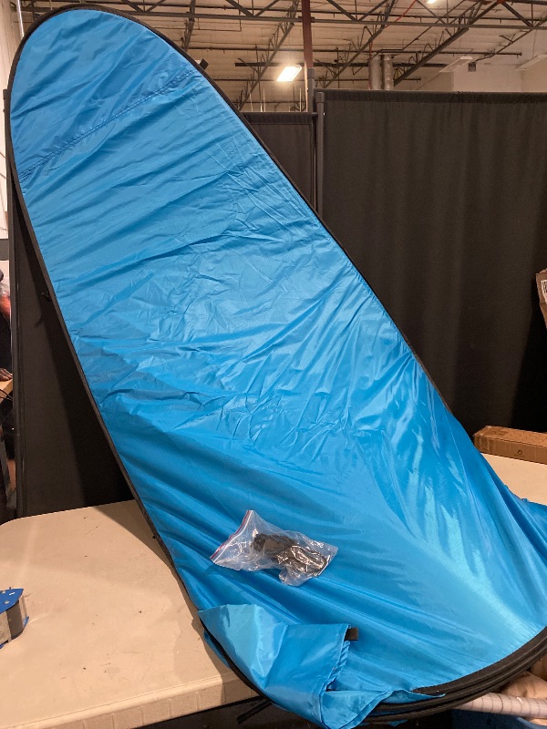 Photo 1 of BRIAN & DANY Pop Up Shower Tent, Portable Privacy Camping Changing Tent, Camp Toilet Bathroom Pod with Rain Shelter & Windows, UPF 50+ & Waterproof, 47.2" x 47.2" x 74.8"