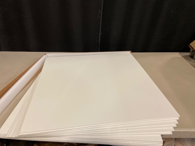 Photo 1 of Art3d 12-Pack Smooth Drop Ceiling Tile 2ft x 2ft - Fire-Rated, Waterproof, Reusable - Premium PVC, No Sag and Breakage - Cover 48 Sq. Ft, Black