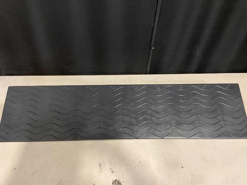 Photo 1 of Henka 4" Rise Threshold Ramps for Doorways, Wheelchair Ramp for Home Steps, Door Threshold Ramp with Anti-Slip Surface (Color: Black