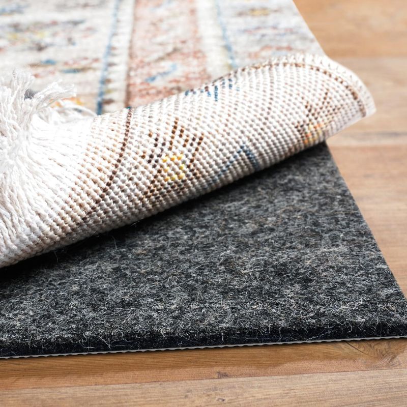 Photo 1 of BAGAIL Felt and Natural Rubber Backing Rug Pads 1/4” Thick  Non Slip Carpet Gripper Keep Rugs in Place, Under Area Rug Protective Cushioned Pads, Carpet Runners, Hardwood Floors Protection