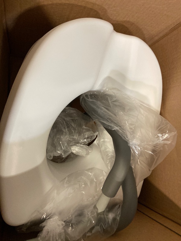 Photo 1 of Carex 3.5 Inch Raised Toilet Seat with Arms, Elongated Toilet Seat Riser, 300 lbs Capacity, Elevating and Raising Seat for Elderly and Handicap, Universal, Slip-Resistant with Padded Handles, White