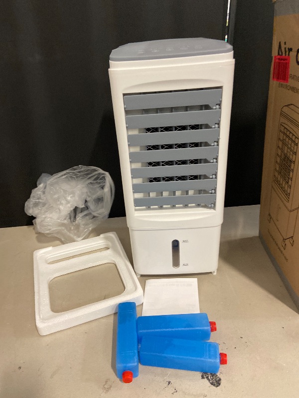 Photo 1 of Portable Air Conditioners, 1.6 Gal Fast Cooling Evaporative Air Cooler, Portable AC Unit w/3 Spds & Cooling Mode, Swamp Cooler w/Remote, Windowless Air Conditioner for Room Office Garage