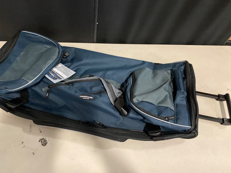 Photo 1 of Travelers Club Adventure Rolling Travel Duffel Bag Blue
