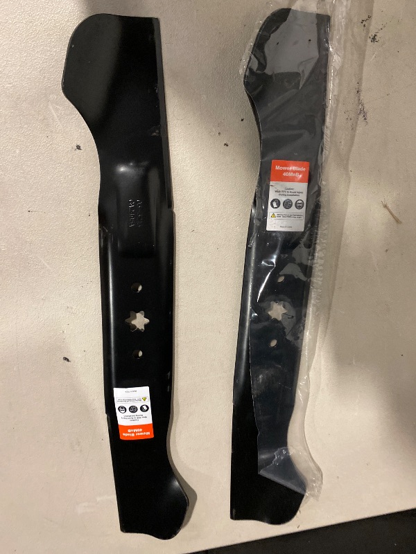 Photo 1 of 46 inch Mower Blades for 942-04244A 942-04290 MTD Cub Cadet XT1 XT2 LT46 RZT L46 46" Deck Lawnmower Replace 942-04244 742-04244 High-Lift (2 Pack)