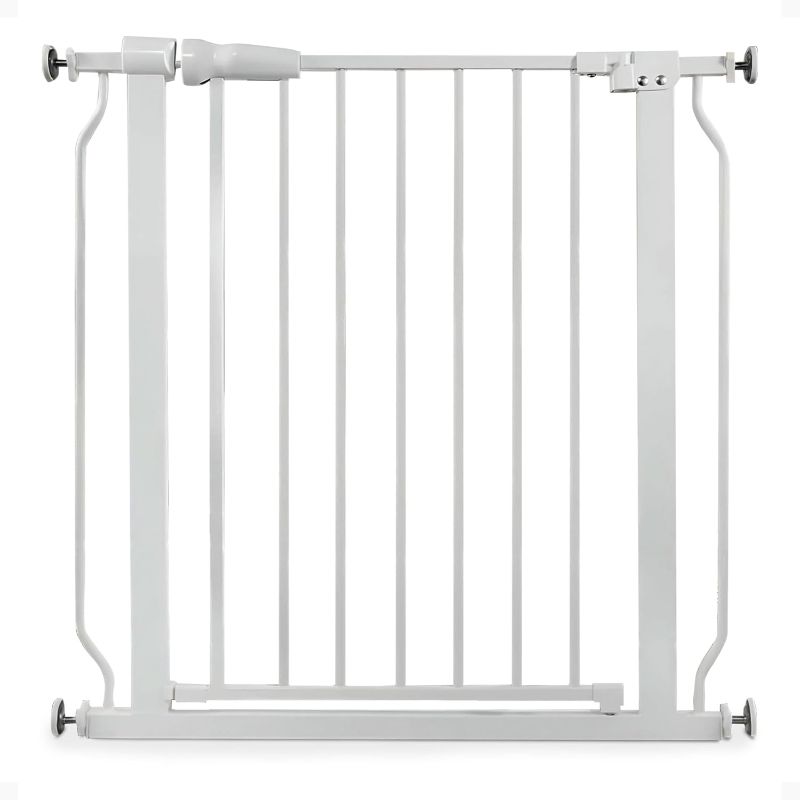 Photo 1 of BalanceFrom Walk Thru Safety Gate for Baby and Pets, Doorways, Stairways, Hallways, Fits 29.1-33.8 Inch Openings, 36 Inch Height, Graphite