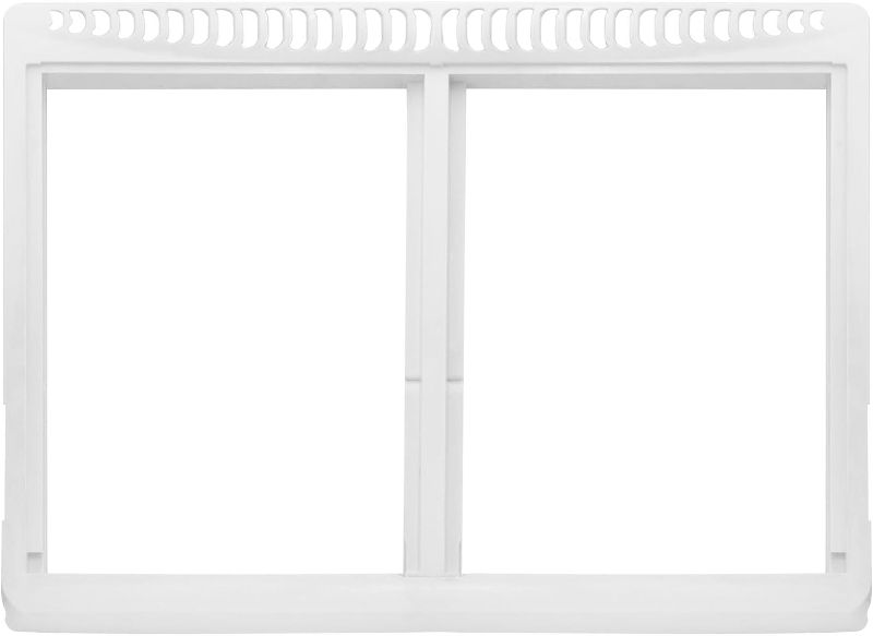Photo 1 of 240364787 Refrigerator Crisper Drawer Cover Frame Crisper Pan Cover Compatible with Frigidaire Refrigerator-Replaces 240364714, 240364725, 240364778, 240364794