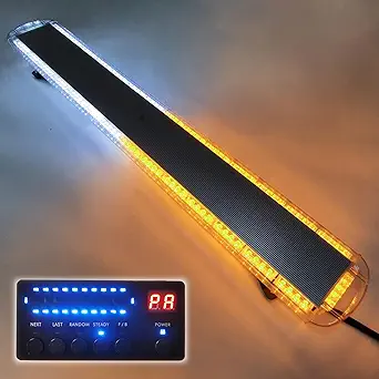 Photo 1 of Beacon Light bar Rooftop Emergency Warning Light bar 26 Strobe Patterns