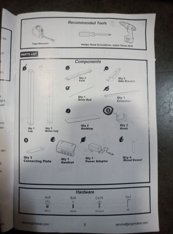Photo 1 of Electric Standing Desk, 43.3" x 23.6" Height Adjustable Sit Stand Desk with Splice Board for Home Office, Computer Desk Memory Preset (Black Frame, Walnut Desktop)