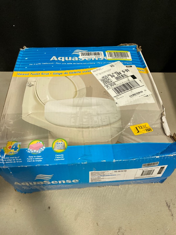 Photo 1 of 770-610 4 Inch Portable Raised Toilet Seat Riser, Elevated Toilet Seat for Seniors