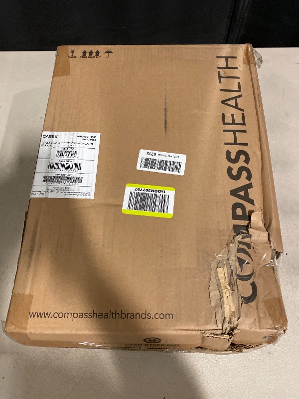 Photo 1 of Carex Toilet Seat Riser, Elongated Raised Toilet Seat Adds 3.5 inches to Toilet Height, for Assistance Bending or Sitting, 300 Pound Weight Capacity Toilet Riser