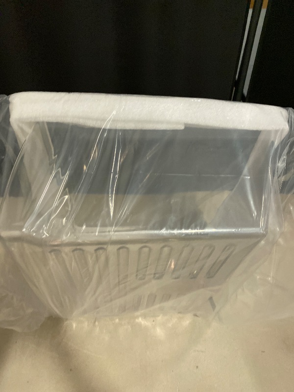Photo 1 of Kojem 2188656 Replacement Crisper Drawer (Upper) Compatible with Whirlpool Kenmore Refrigerator Upper Bin with Humidity Control Plastic (PS) Clear