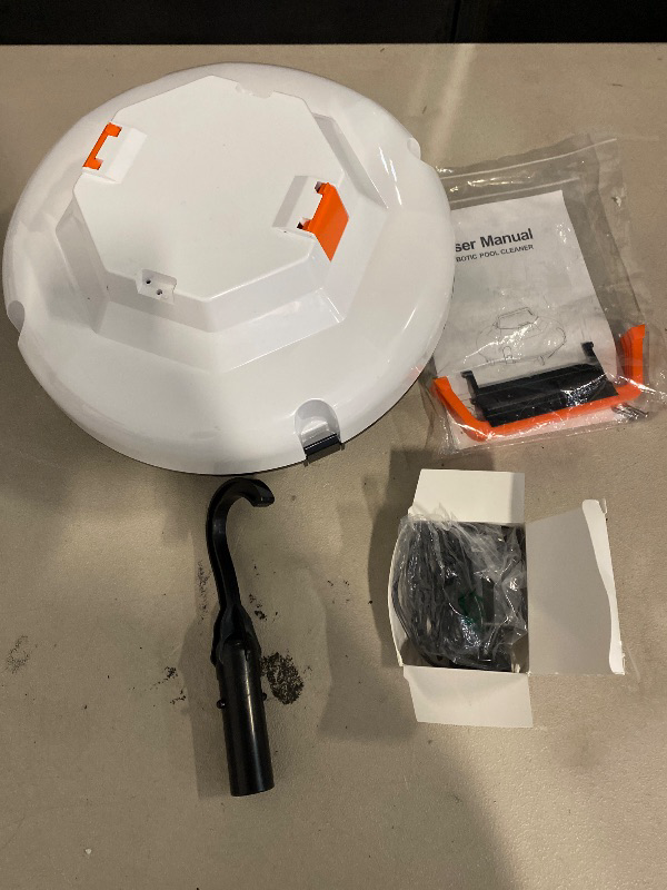Photo 1 of 2025 Cordless Robotic Pool Cleaner - 120 Mins Automatic Pool Vacuum for Above Ground Pool & In - Ground Flat Pools up to 1000 Sq.Ft, Robot Pool Cleaner with Self - Parking Tech