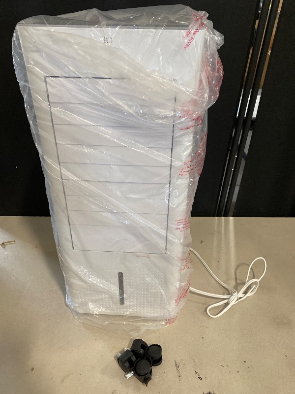 Photo 1 of Portable Evaporative Air Cooler for Bedroom: PNTCK Swamp Cooler Fan & Humidifier with 2.1Gal Tank with, Remote, 2 Ice Packs, 3 Speeds, 3 modes, 12H Timer, Evaporative cooler for Room Indoors