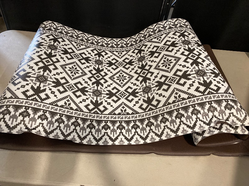 Photo 1 of Kitchen Mats for Floor, Kitchen Rugs Sets of 2, Non-Slip Washable Kitchen Decor Rugs, Anti Fatigue Mats for Kitchen Floor, Sink, Office, Laundry, 17.3"×30"+17.3"×47", Black and White