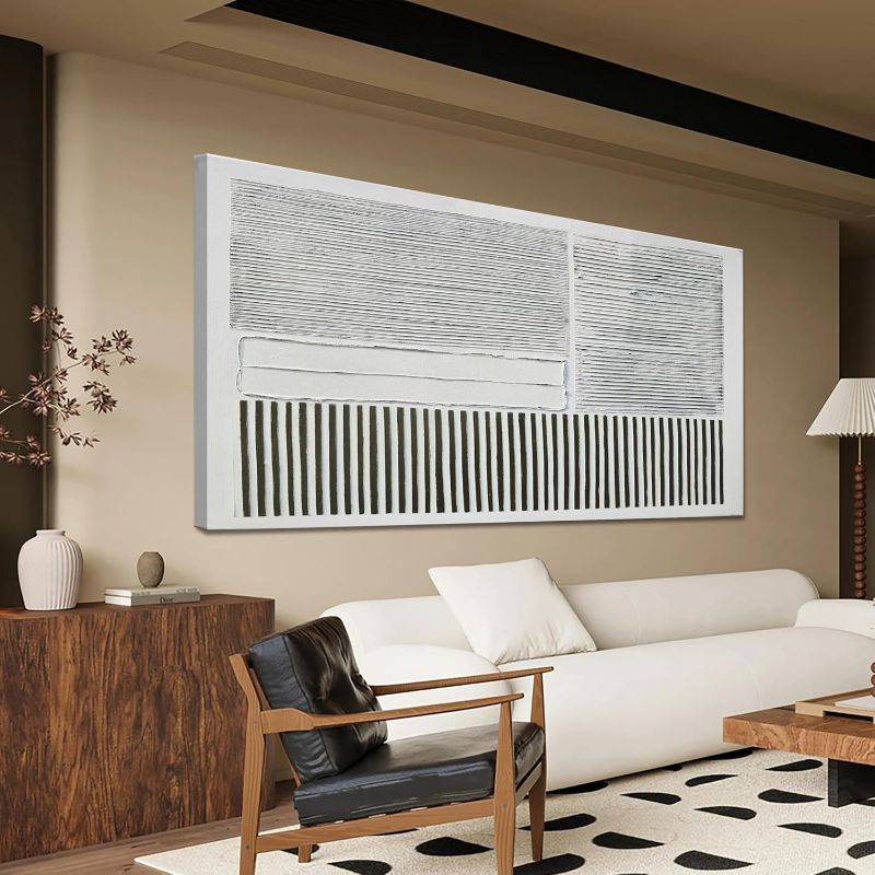 Photo 1 of Canvas Wall Art Decor Modern Canvas Wall Art For Living Room Abstract Art Black and White Wall Art Decor Abstract Wall Art Prints Canvans Art Work For Bedroom Office Kitchen Wall Decor 20" x 40"