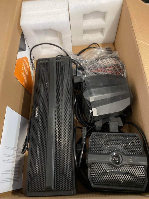 Photo 1 of 2.1CH Stereo UTV Sound Bar (Subwoofer) and Speakers, 26 Inch Bluetooth ATV Soundbar with RGB Lights, Waterproof Golf Cart Speakers, Marine Sound bar Compatible with SXS Polaris RZR Can-Am