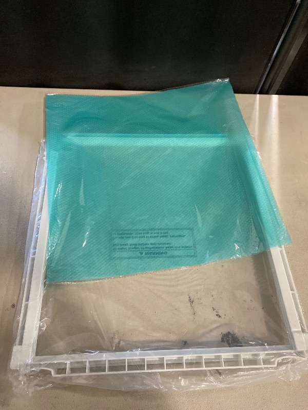 Photo 1 of UPGRADED 241969501 Shelf Frame without Glass Refrigerator Compatible with Frigidaire Shelf Replacement Refrigerator Crisper Drawer Pan Cover Parts LFSS2612TF0, FGHS2631PF4A, FFSS2615TS0 Shelves