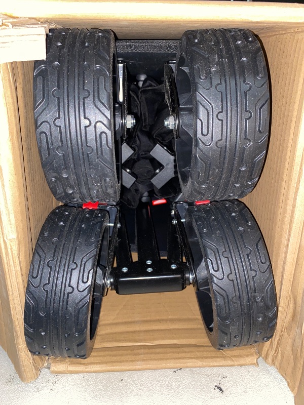 Photo 1 of SLIDBEAT Beach Wagon with Big Universal Wheels - Folding Wagon - Wagons Carts Heavy Duty Foldable - Camping Garden Cart Black - 6.5''×2.5'' Wheels
