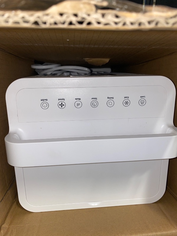 Photo 1 of Portable Windowless Air Conditioners, 3-IN-1 Swamp Cooler, Evaporative Air Cooler, 6 Speeds & 3 Modes, 3-Gal Water Tank for Cooling, 20 FT/S Remote Control, Portable Air Cooler for Indoors