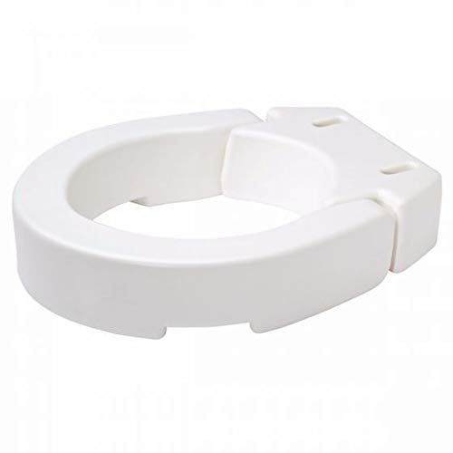 Photo 1 of Carex Hinged Raised Toilet Riser, Elongated