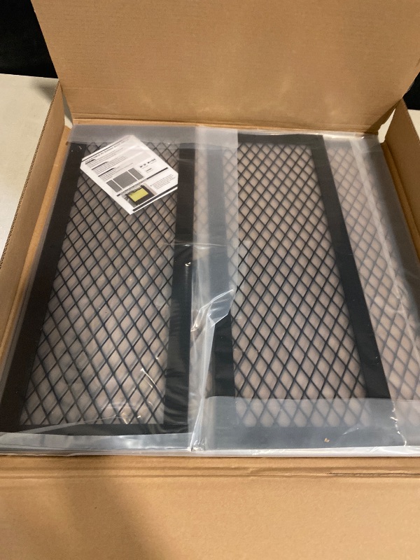 Photo 1 of Aluminum Alloy RV Entry Screen Door Grille Adjusts from 22"- 31.5", Adjustable RV Door Screen Protector, Black