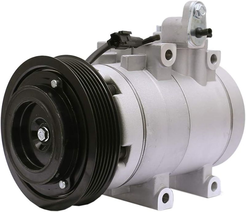 Photo 1 of FKG AC Compressor and A/C Clutch 9770126300 Fit for 2001-2006 Hyundai Santa Fe 2.7L