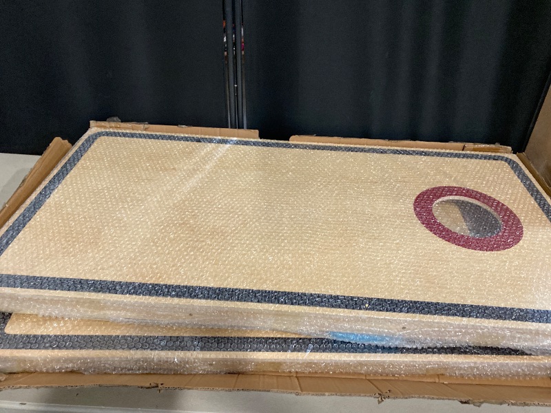 Photo 1 of Cornhole Board Set - No Bounce,Regulation Size 4x2 ft,Made of 1/2" Pine Plywood,UV Printing Includes 8 Bean Bags and 2 Cornhole Boards,Perfect for Outdoor Games and Gatherings