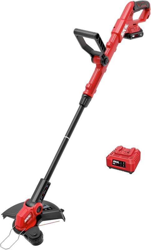 Photo 1 of 12" Pivoting Head String Trimmer, 20-Volt Battery and Charger Included