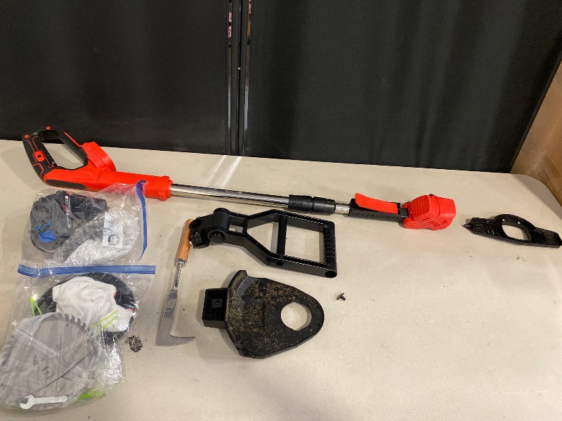 Photo 1 of  12" Pivoting Head String Trimmer, 20-Volt Battery and Charger Included