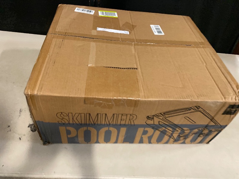 Photo 1 of Solar Powered Robotic Pool Skimmer Cleaner, 6+ Hours Runtime, Auto Obstacle Avoidance, Dual Charging (Solar/Adapter), IPX7 for Pools Up to 1600 SQ/FT