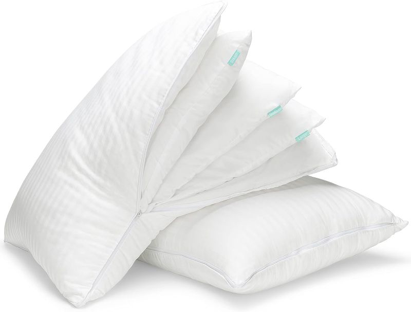 Photo 1 of EverSnug Adjustable Pillows for Sleeping, Cooling Support, Set of 2 (Queen, Goose Feather)