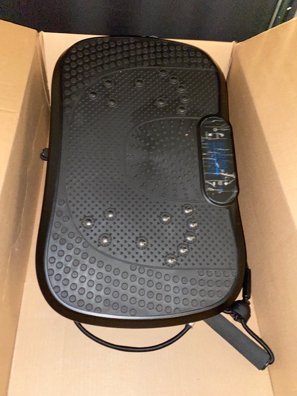 Photo 1 of AXV Vibration Plate Fitness Platform Exercise Machine Vibrating Lymphatic Drainage Shaking Full Body Shaker Workout Vibrate Stand Shake Board Sport Gym for Weight Loss Fat Burner for Women Men