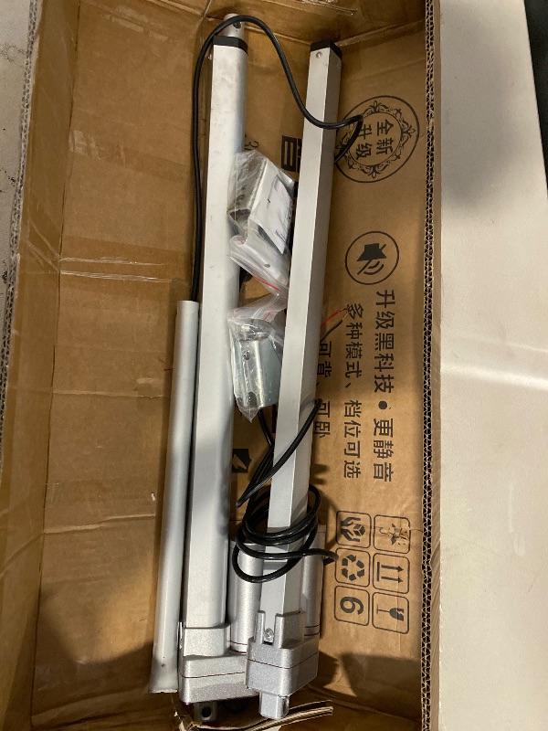 Photo 1 of 2Packs 16 Inch Linear Actuator Kit 12V 1500N/330lbs Maximum Lift with Remote Controller&Mounting Brackets& Dual Adapter Cable for Lifting&Pushing