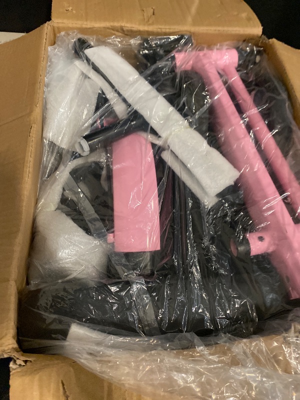 Photo 1 of All Terrain Knee Scooter with Disc Brakes, Steerable Knee Walker for Adults for Foot Surgery, Broken Ankle- Foldable Rover Scooter for Broken Foot Injured Leg Crutch (Pink)