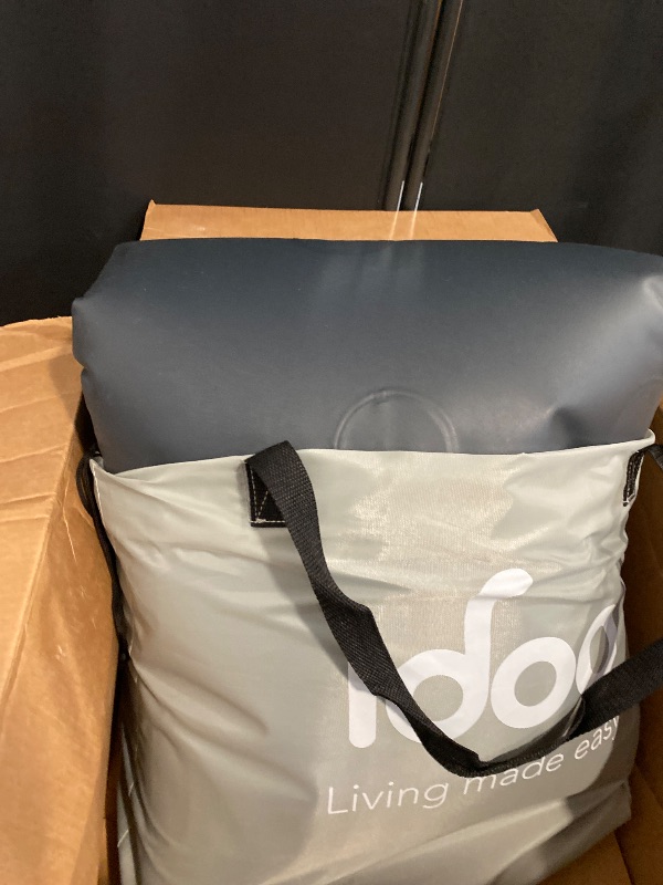 Photo 1 of iDOO Queen Air Mattress with Built in Pump, 18 Raised Comfort Inflatable Blow up Mattress, Upgraded Four Chamber Portable Air Bed for Camping, Guests and Home, Colchon Inflable, 650 lbs Max