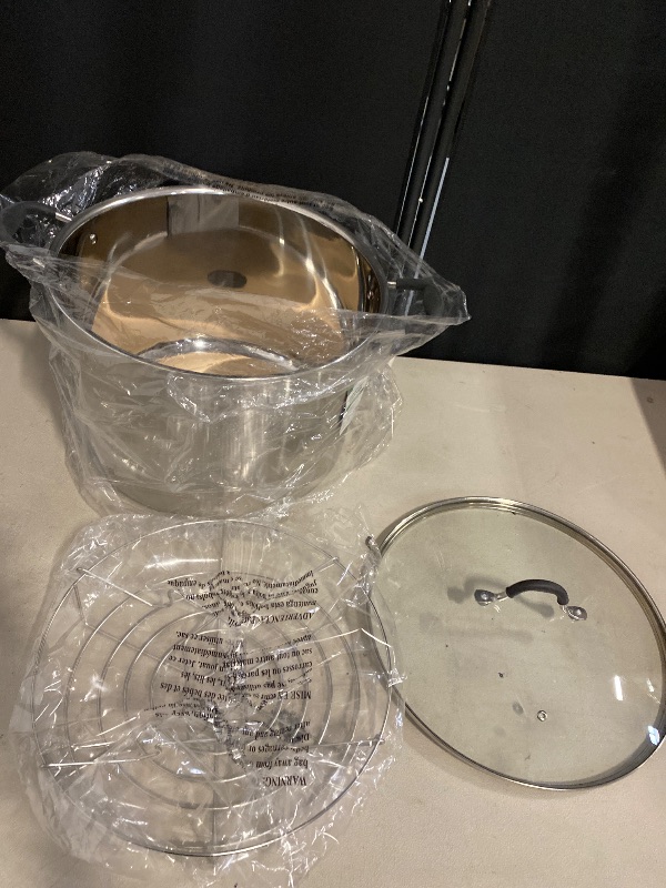 Photo 1 of Prep•N•Cook by McSunley 21.5Qt Induction Stainless Steel Water Bath Canner