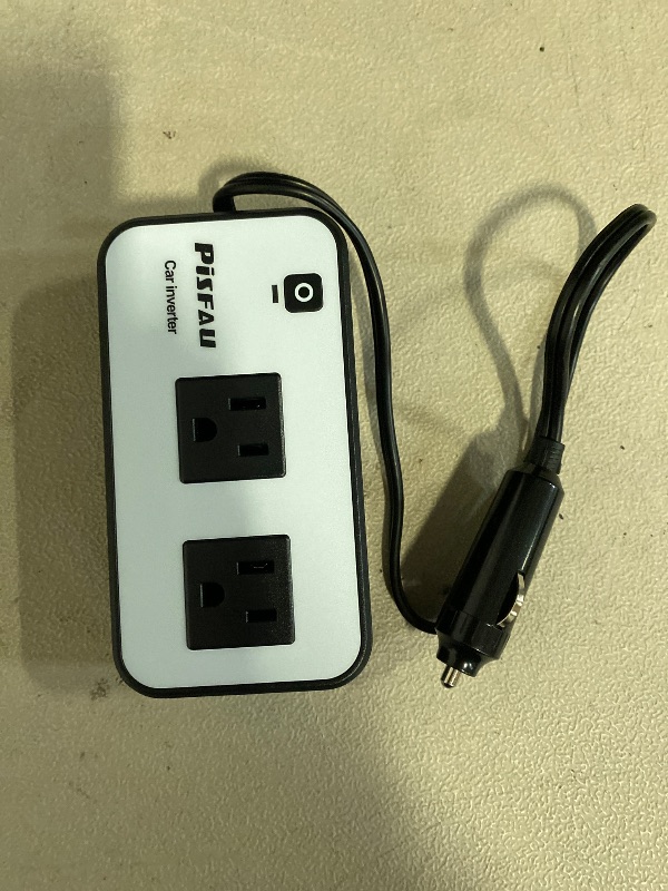 Photo 1 of 200W Car Power Inverter, PiSFAU DC 12V to 110V AC Car Plug Adapter Outlet with [20W USB-C] /USB-Fast Charger(18W) / 4.8A Dual USB/car Charger for Laptop