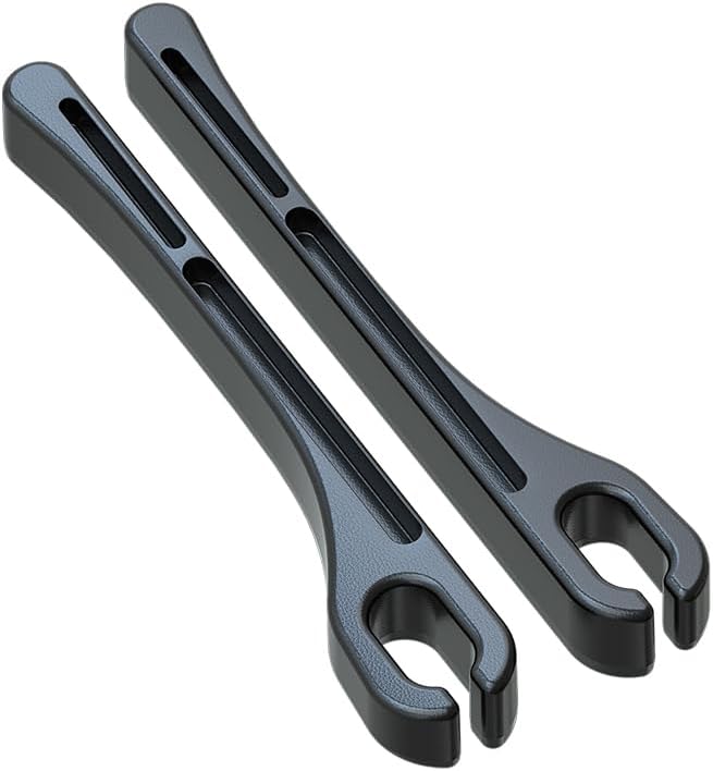 Photo 1 of Car Seat Gap PU Filler Set of 2 Stop Things from Dropping?Filler with Organizer & Hook Function,Fill The Gap Between Seat & Console (Black)