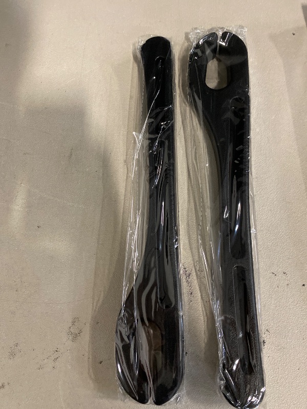Photo 1 of Car Seat Gap PU Filler Set of 2 Stop Things from Dropping?Filler with Organizer & Hook Function,Fill The Gap Between Seat & Console (Black)
